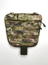 Ukrainian groin protection bag for body armor and belt. Camo Multicam
