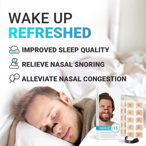 Magnetic Nasal Breathing Nose Dilators Starter Kit Nasal Strips Nasal Clip US - Picture 4 of 13