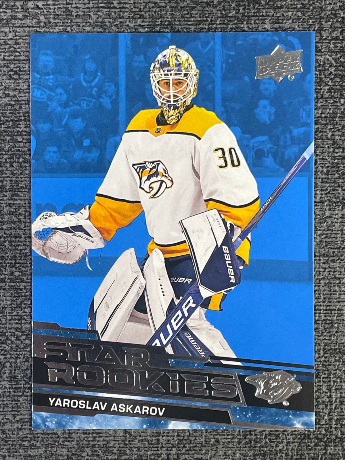 Yaroslav Askarov 2023-24 Upper Deck Star Rookies Box Set Blue #10