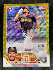2023 Topps Chrome GOLD WAVE REFRACTOR ROOKIE AUTO Luis Liberato 38/50