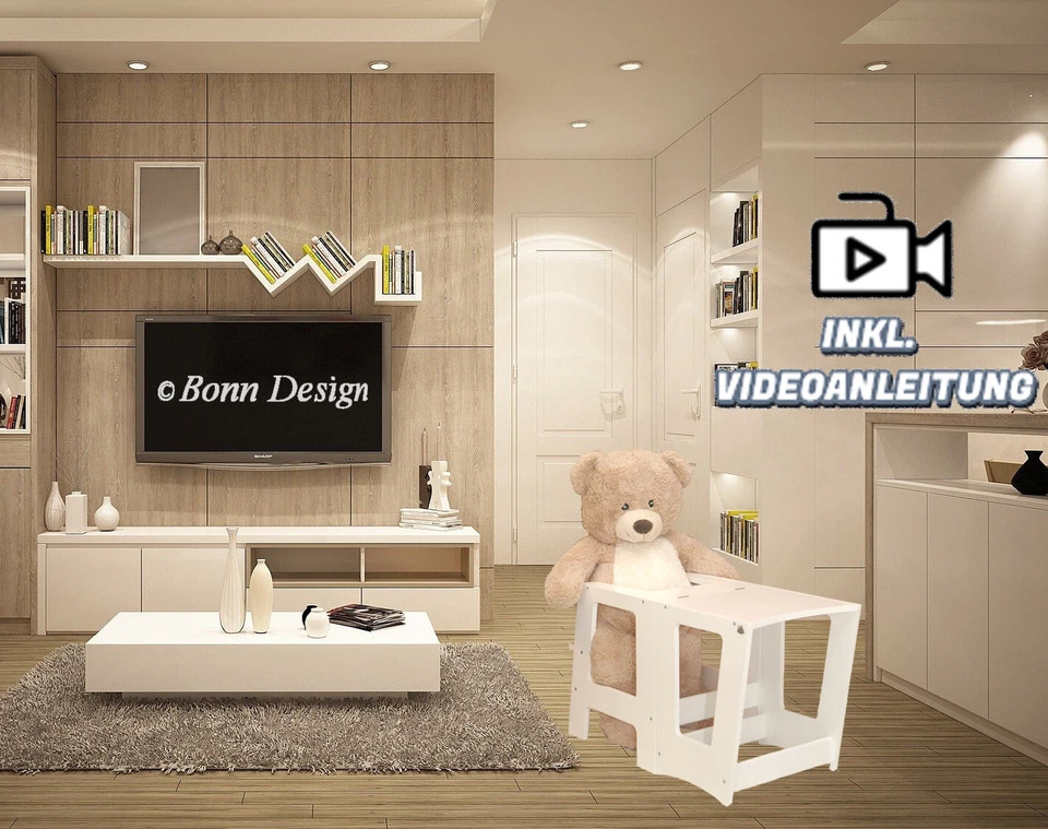 2 in 1 Montessori Learning Tower Kids Learning Tower Learning Chair High Chair Step Stool - Image 2 of 4