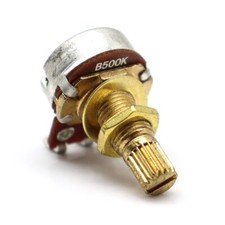 5x B500K Mini Size Metric Guitar Bass Pots 18mm Shaft Linear Taper Potentiometer