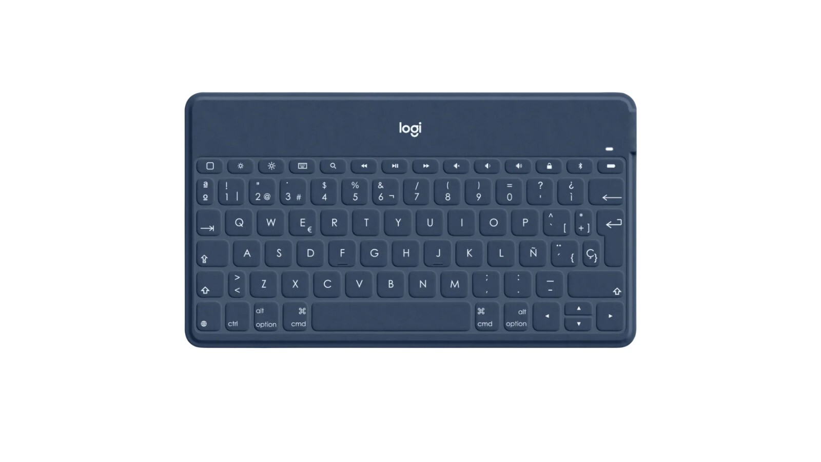 Logitech Keys-To-Go Wireless Bluetooth Keyboard - UK layout - Blue - Refurbished
