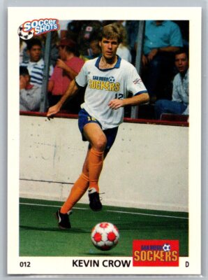 1991 Soccer Shots MSL #012 Kevin Crow | eBay