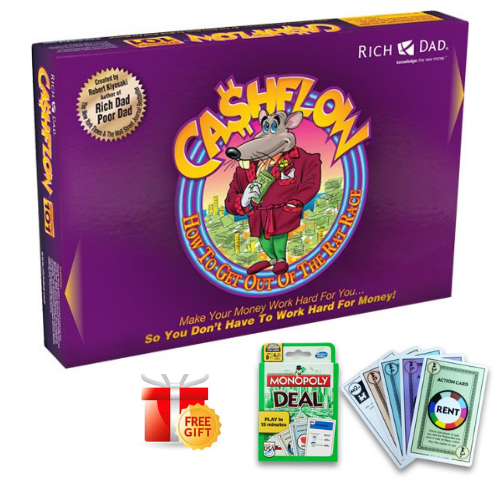 CASHFLOW 101 Rich Dad Poor Dad Board Game Robert Kiyosaki Free