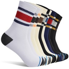 5 Pairs Men's Sports Trainer Socks UK 6-11 Ankle Gym Socks Breathable Lightweigh