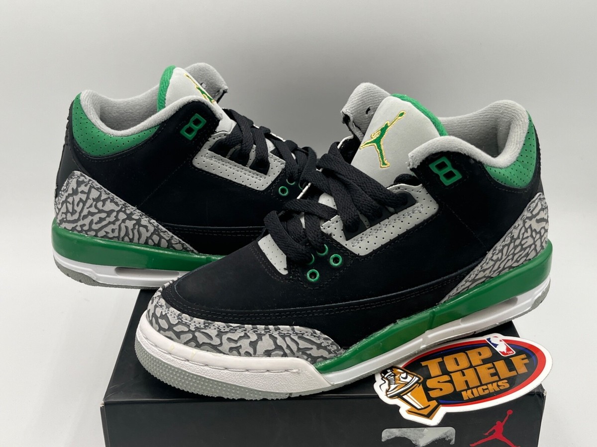 Size 4.5 - Jordan 3 Retro Mid Pine Green for sale online | eBay