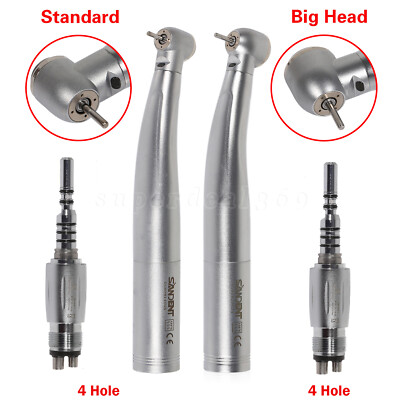 Dental Fiber Optic LED Turbine Handpiece Four Spray 4H Quick Coupler Fit Kavo Or