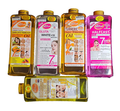 Veet Gold Body Corrector and Glowing Oil 1000 ml - eine Flasche