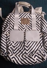 MB Krauss New York Diaper Bag / Backpack Multi Zip Pockets