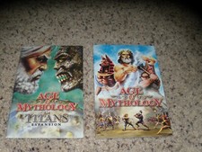 2 PC Manuals: Age of Mythology and Age of Mythology The Titans - No games