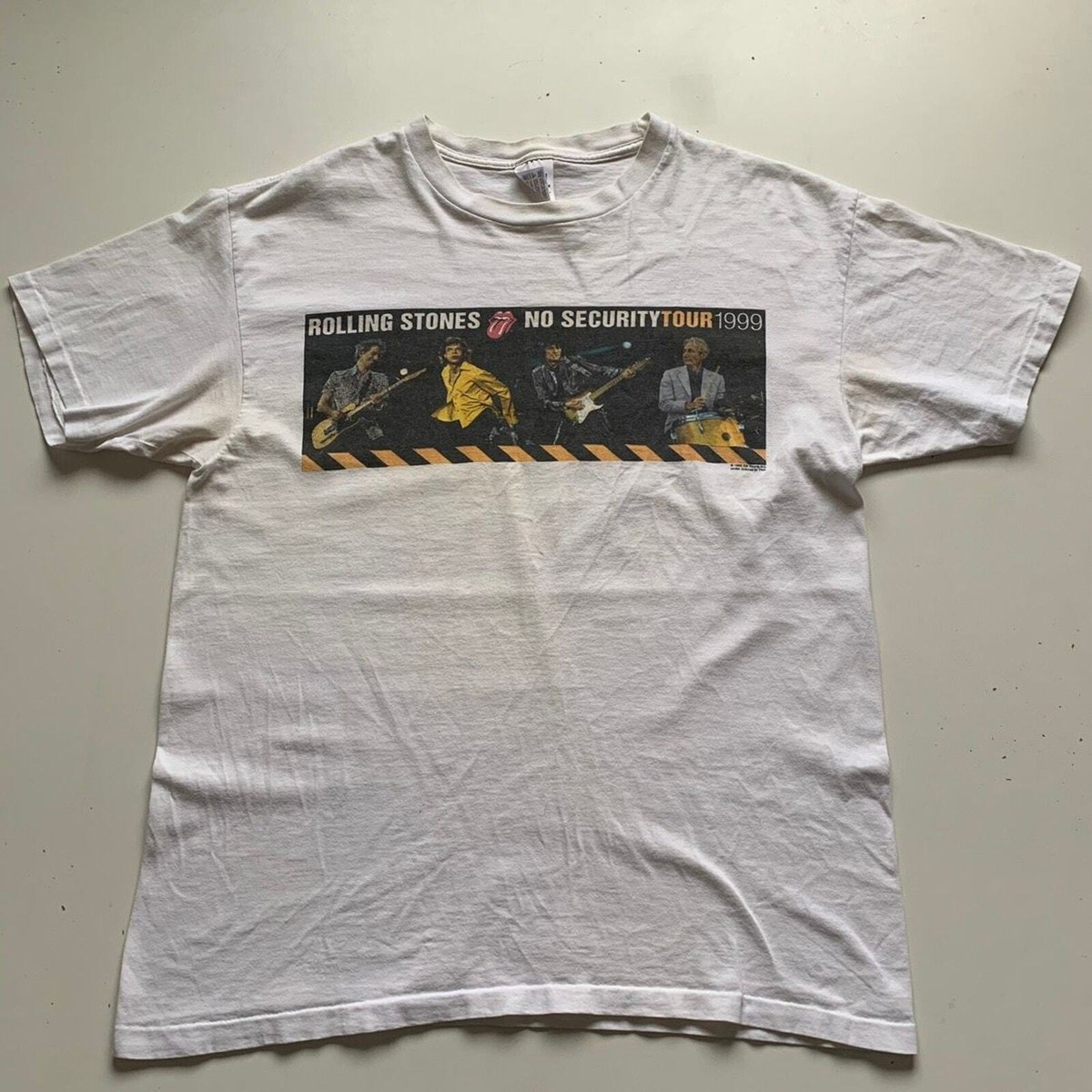 トップス THE ROLLING STONES NO SECURITY TOUR 90s Vintage 90s 1999 The Rolling Stones No Security Tour Tommy