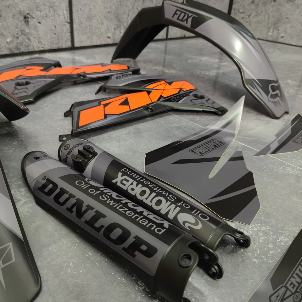 Plastics + Graphics KTM 2004 2005 2006 2007 XC-W EXC EXC-F - Image 3 of 4