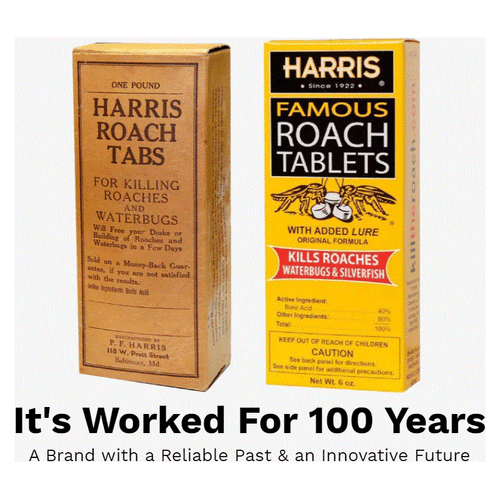 Harris Roach Tablets Boric Acid Roach Killer 6 oz. 145 Tablets - Picture 2 of 2