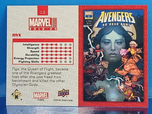 2019-20 & 2020-21 Marvel Annual UPPER DECK Trading Cards You Pick! - Picture 7 of 151