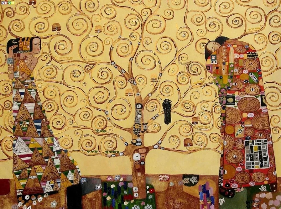 The Tree of Life 1909 – Gustav Klimt Symbolist Art Nouveau Golden Decorative - Image 2 of 2