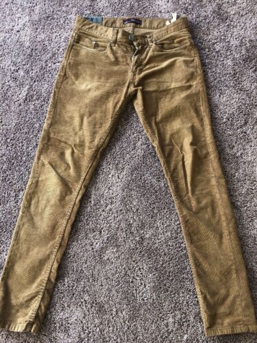 Zara Man Basic Beige Khaki Corduroy Pants size 31