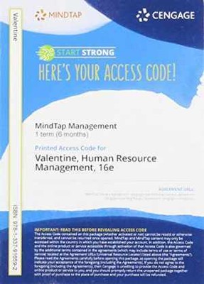 MindTap for - Printed Access Code, by Valentine Sean; Meglich - New a