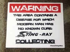 Custom New Schwinn Collecting Stingray Krate Fastback Garage Shop  Metal Sign