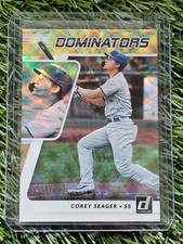 2021 DONRUSS BASEBALL #DOM12 COREY SEAGER DOMINATORS **444/999**