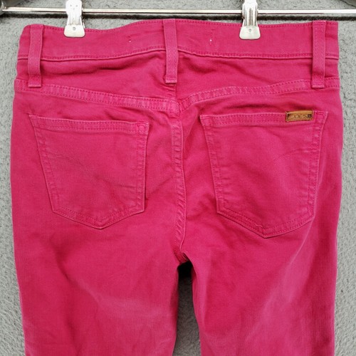 Joe's Jeans Womens Size 25 Pants Straight Ankle Pink Denim Jean - Picture 8 of 15