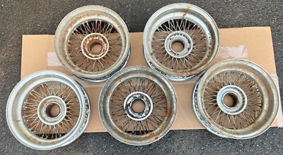 Jaguar XKE E-type Series 2 Original Wire Wheel 72 Spoke 15x5
