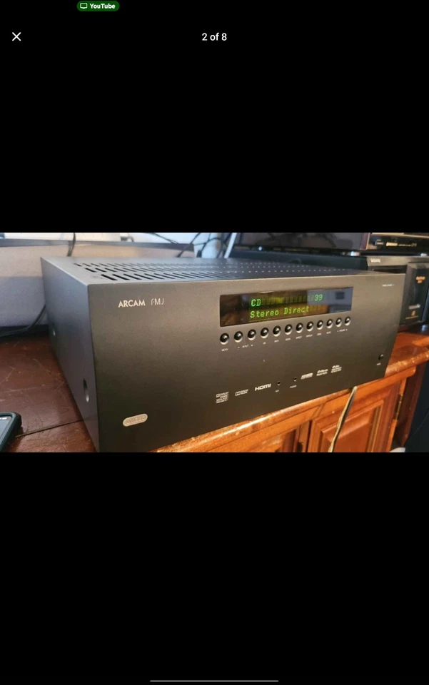 Arcam FMJ AVR380 Surround Sound Receiver Amplifier 7.1 l Home Theater - Image 2 of 4