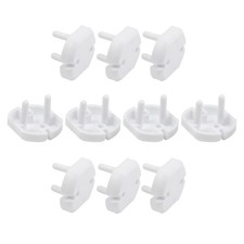 Fielect Outlet Plugs Covers Childproof EU Plug Protectors Electric Socket Cov...