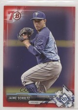 2017 Bowman Prospects Red 70th Anniversary Jaime Schultz #BP133 0w7