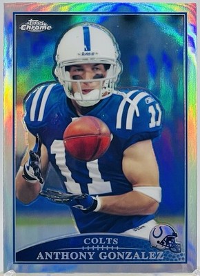 2009 Topps Chrome Refractors #TC95 Anthony Gonzalez Colts