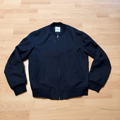 Sandro Bomber Jacket New Teddy Small Black MSRP $725