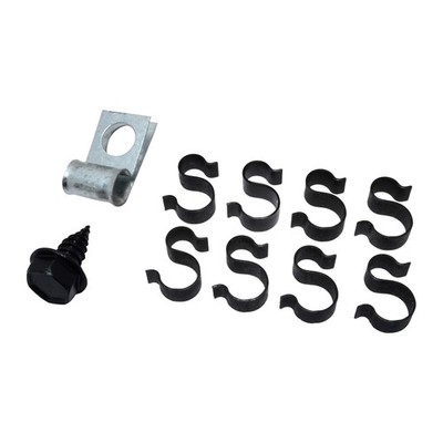 Fuel Line Clip Clamp Bracket Kit 3/8 With Return 1964-65 Buick Skylark 10pc