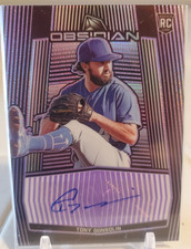 2020 Obsidian Purple TONY GONSOLIN Autograph Auto Rookie Card #/49 DODGERS RC SP
