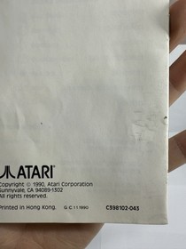 Rygar (Atari Lynx, 1990) Cartridge With Manual TESTED!