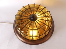 Maritime Wand Deckenleuchte Plafoniere Schiffslampe Glas Kupfer Steampunk