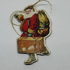 Vintage Merrimack Publishing Corp 1986 Die Cut Christmas Ornament