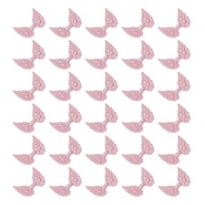 30Pcs Angel Wings for Crafts, Glitter Mini Angel Wings Ornament, Pink