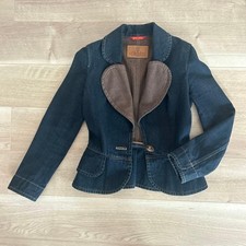 Vivienne Westwood RED LABEL Denim Love Jacket Long Sleeve Size 1 Used From Japan