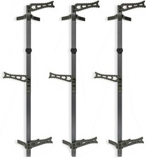 Aluminum Climbing Sticks for Hunting Treestands Set of 3 Storm Grey W/ Green