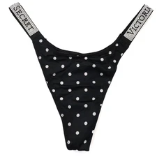 Victoria's Secret Very Sexy Satin Logo Shine Strap Thong Panty XS S M L XL