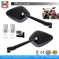 FAR 7017 Homologated Mirrors + Adapters For Yamaha 500 T-MAX 2001-2026
