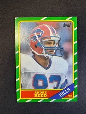 1986 Topps Andre Reed RC #388 Buffalo Bills Rookie Card. rookie card picture