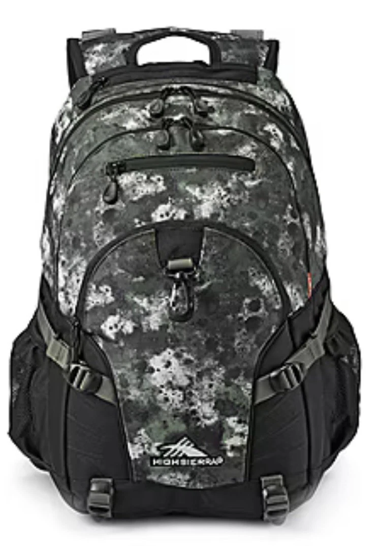 High Sierra Loop-Backpack, Travel, Work, school or carry on. Color-Urban Camo