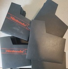 Lot of 31 Nintendo NES Dust Covers Sleeves, 12 OEM 19 Blank, Nintendo