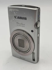 Canon 1093C001 Silver PowerShot ELPH 180 Digital Camera with 20 MP