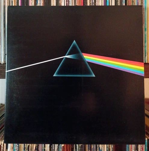 PINK FLOYD Dark Side Of The Moon 1983 reissue rainbow TIME Money GILMOUR Waters