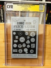 Overstreet Comic Book Price Guide CVR Proof 2nd Print Signed, Robert Overstreet