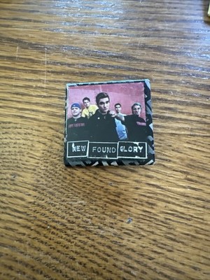 New Found Glory Button Pin 1'' | Pop Punk Emo Badge | Sticks and Stones Pinback