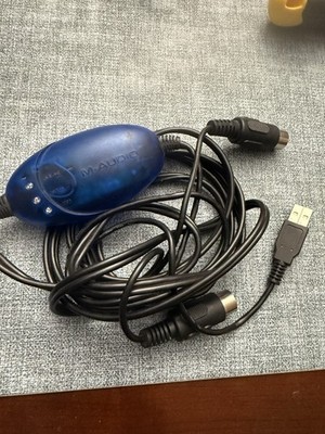 M-Audio MIDISPORT Uno USB to MIDI In Out Cable Interface Mac Windows Tested