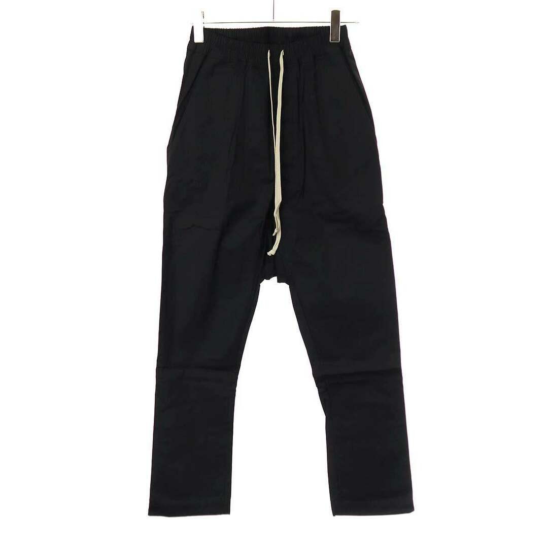 Rick Owens リックオウエンス RU01C4380-TE Rick Owens 23SS DRAWSTRING LONG Pants RU01C4380-TE Black 44